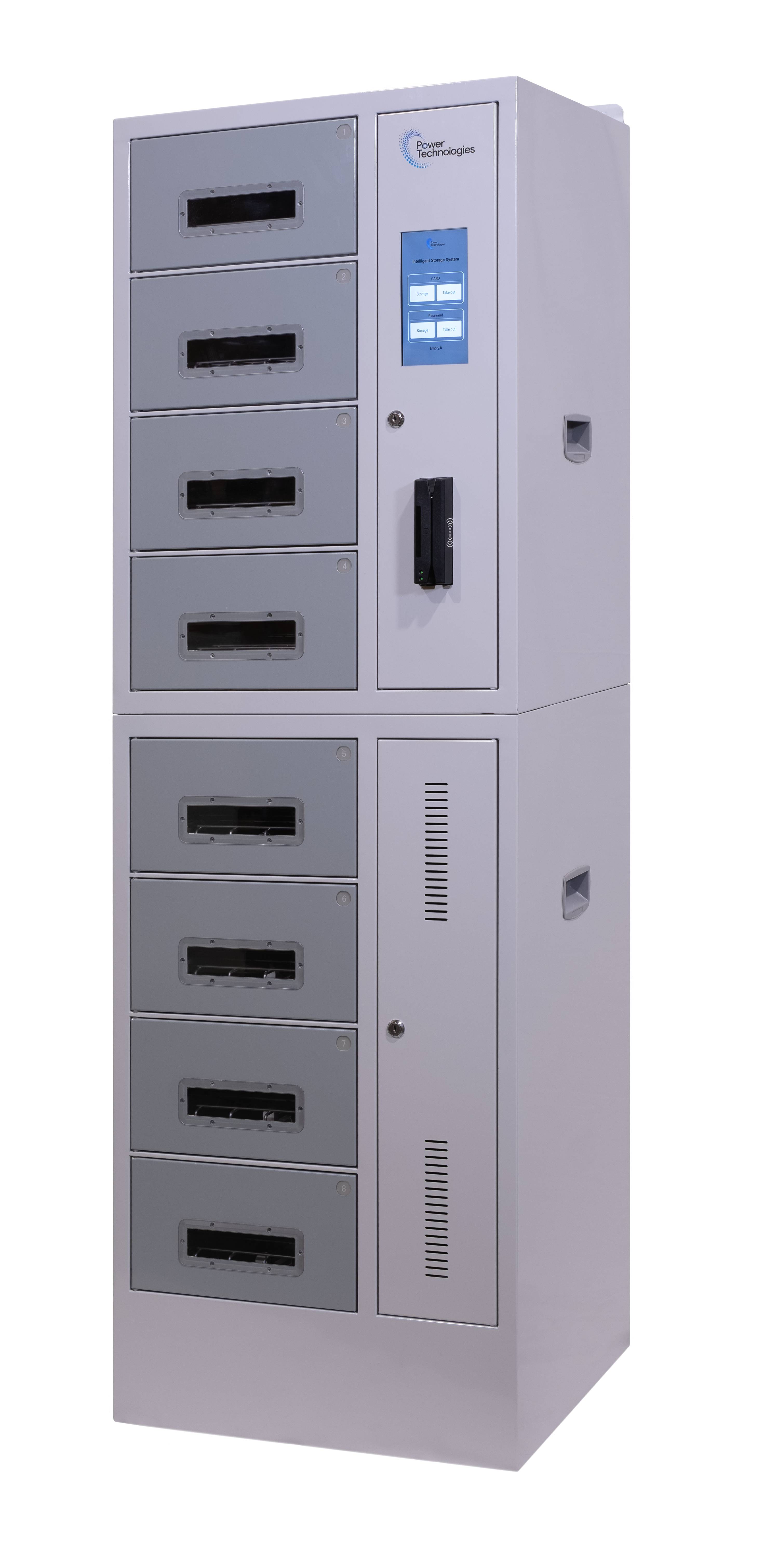CSC-LOCKER-8™ Ladeschrank / Ladefach, 8 Schliessfächer, mit UV-C Desinfektion, Schloss mit RFID-System, USB-C, 220V EU-2