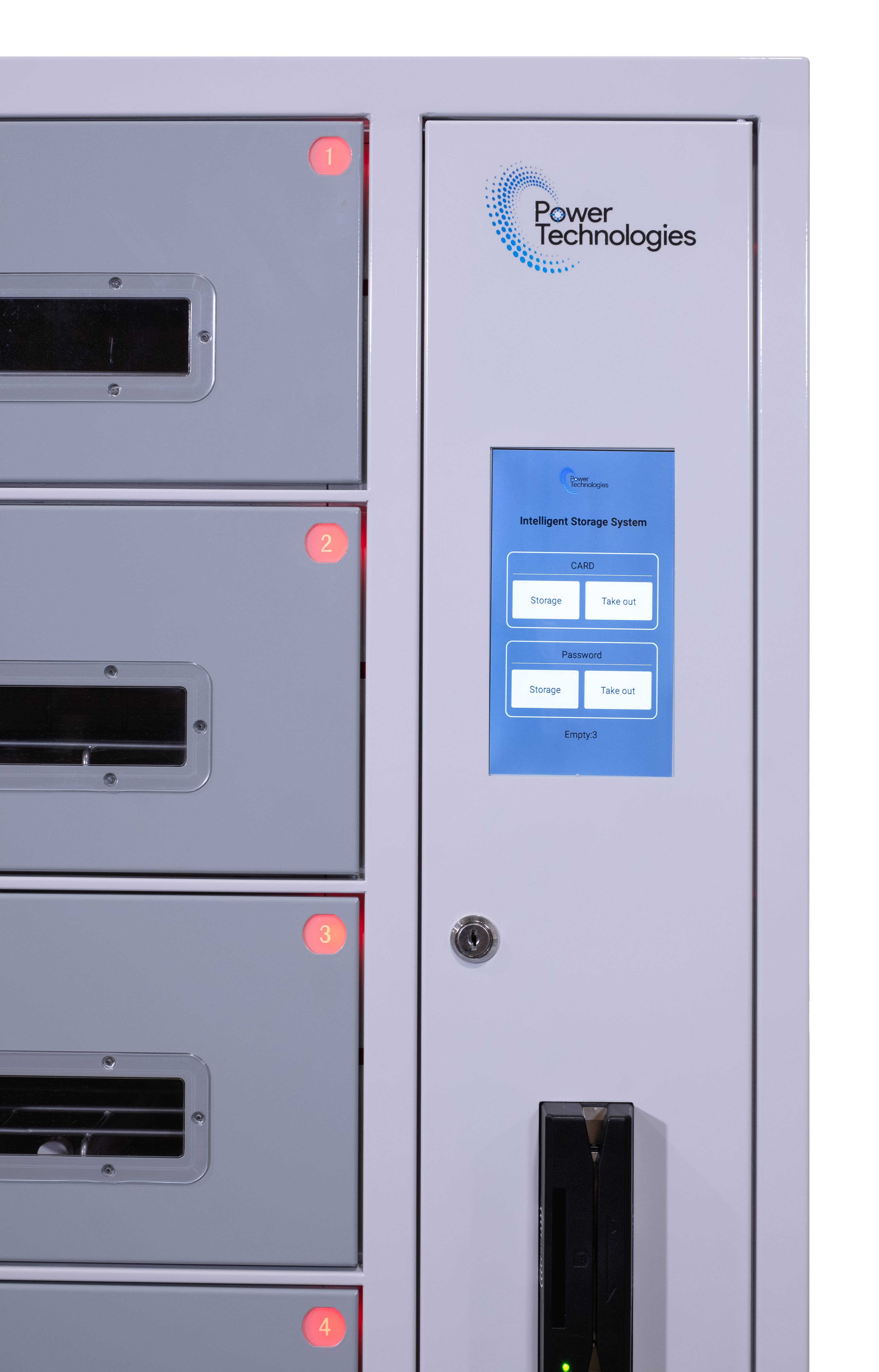 CSC-LOCKER-8™ Ladeschrank / Ladefach, 8 Schliessfächer, mit UV-C Desinfektion, Schloss mit RFID-System, USB-C, 220V EU-3