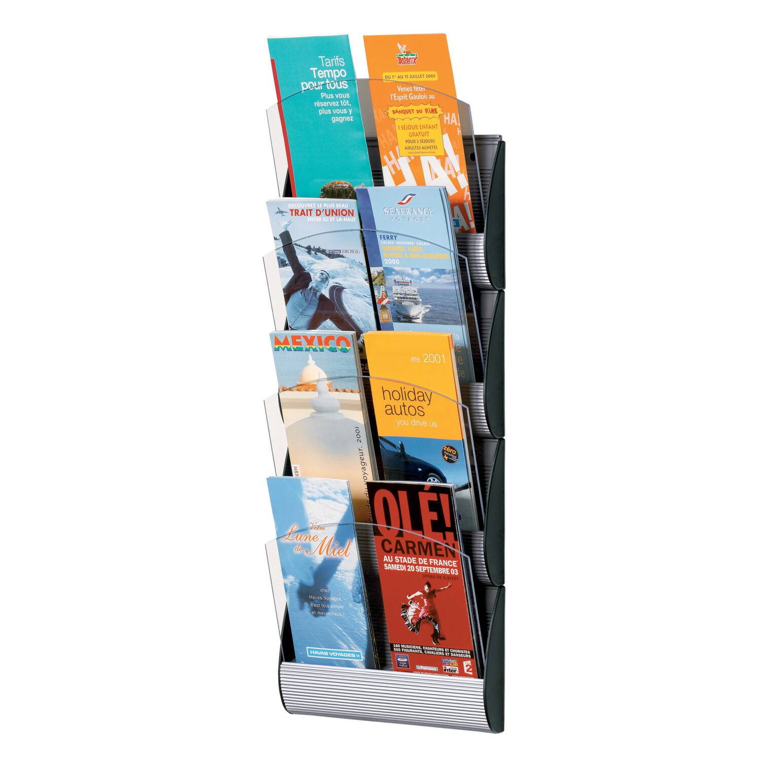 Wandprospekthalter INTEGRAL DIN A5 PS alu-1