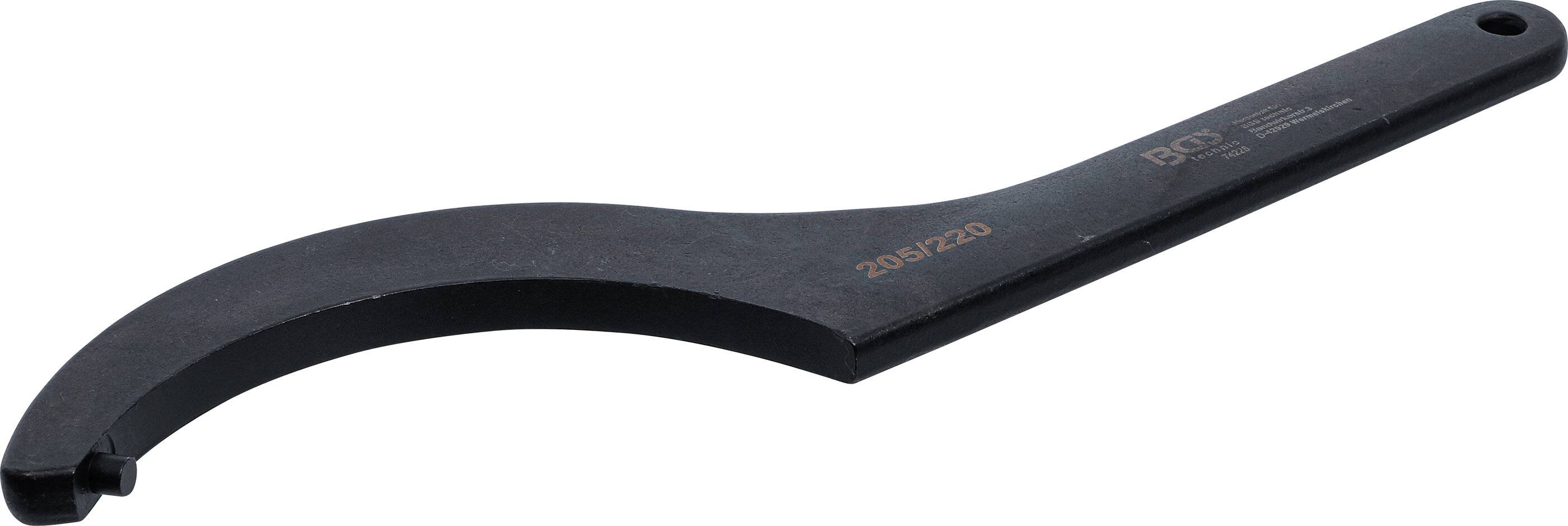 BGS technic Hakenschlüssel mit Zapfen | 205 - 220 mm-2