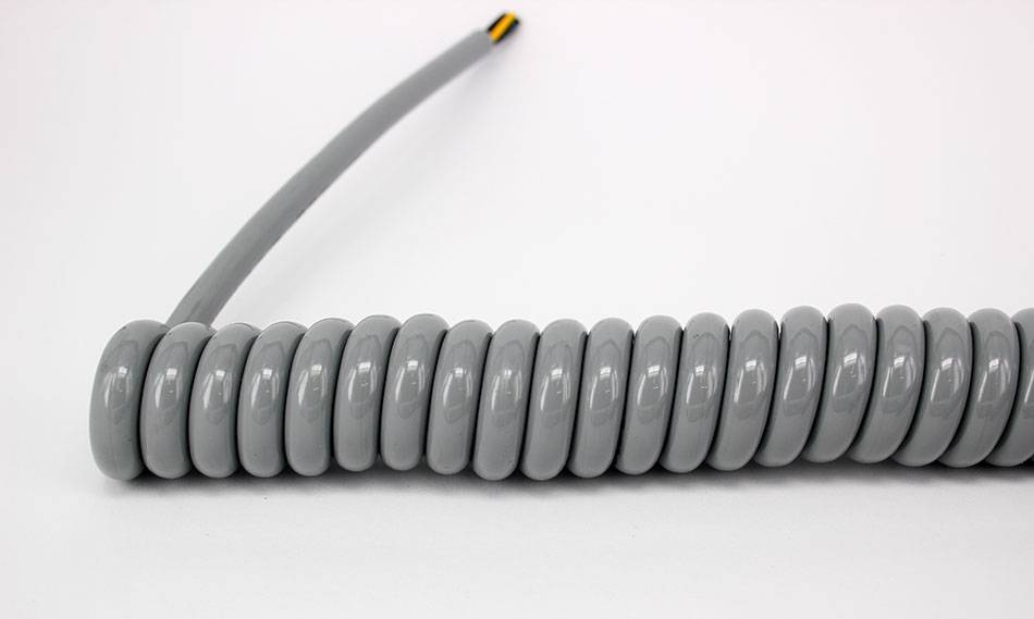 Spiralkabel 7x1,5mm² PUR 1000mm/4000mm Grau-0