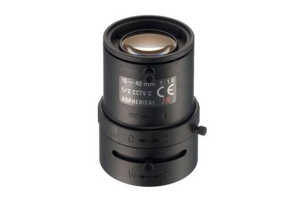 TAMRON 12VM1040ASIR "F1,4/10-40mm Objektiv, Varifokal, 1/2"", C-Mount" F1,4/10-40mm Objektiv, Varifokal, 1/2", C-Mount