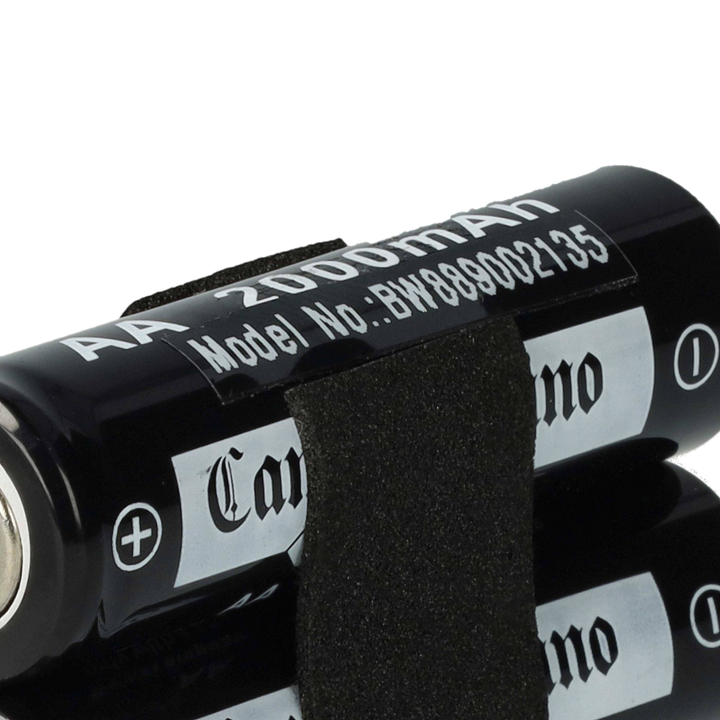 vhbw Akku kompatibel mit Braun SmartControl3 5796 Rasierer (2000 mAh, 1,2 V, NiMH)-4