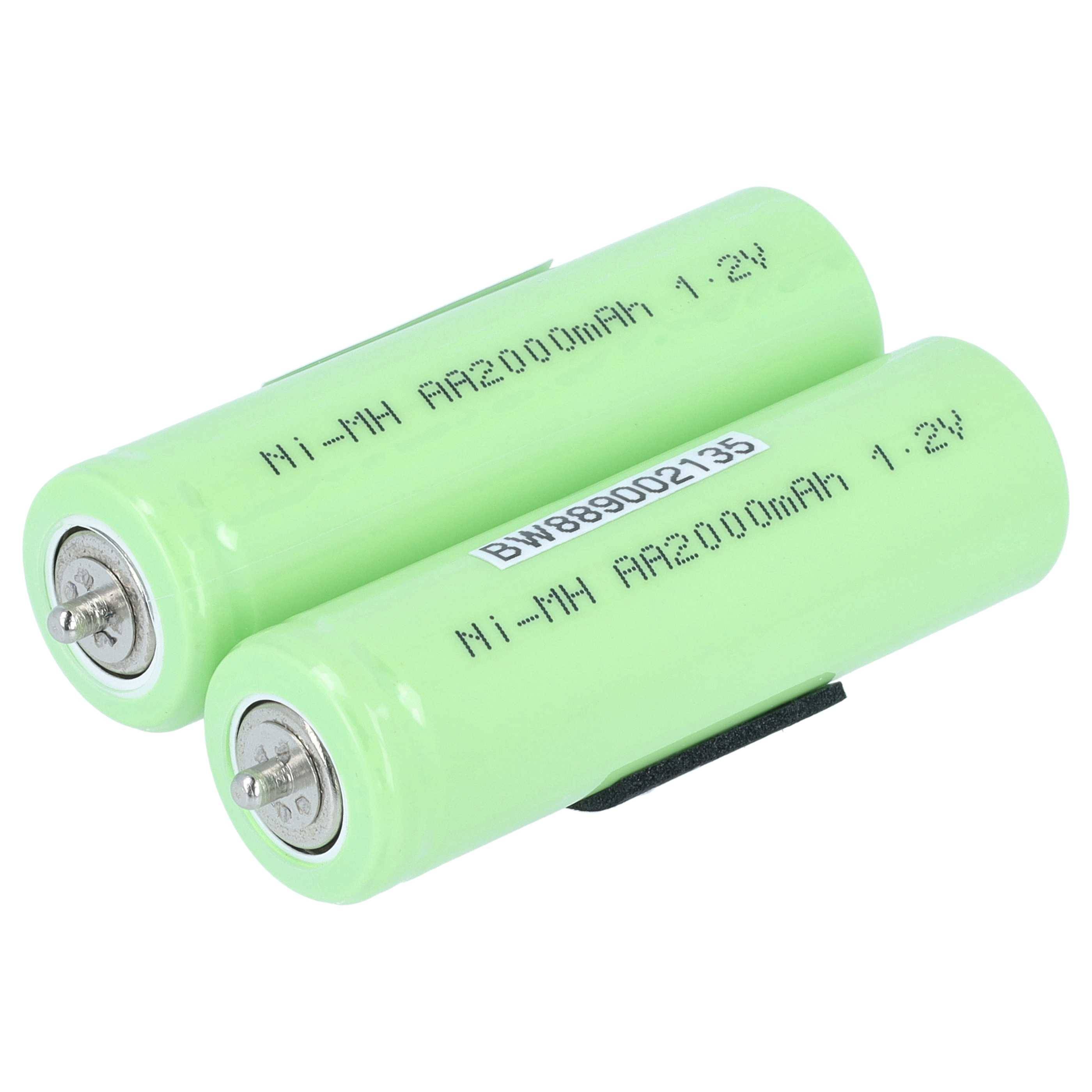 vhbw Akku kompatibel mit Braun SmartControl3 5796 Rasierer (2000 mAh, 1,2 V, NiMH)-0