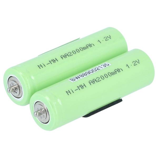 vhbw Akku kompatibel mit Braun SmartControl3 5796 Rasierer (2000 mAh, 1,2 V, NiMH)