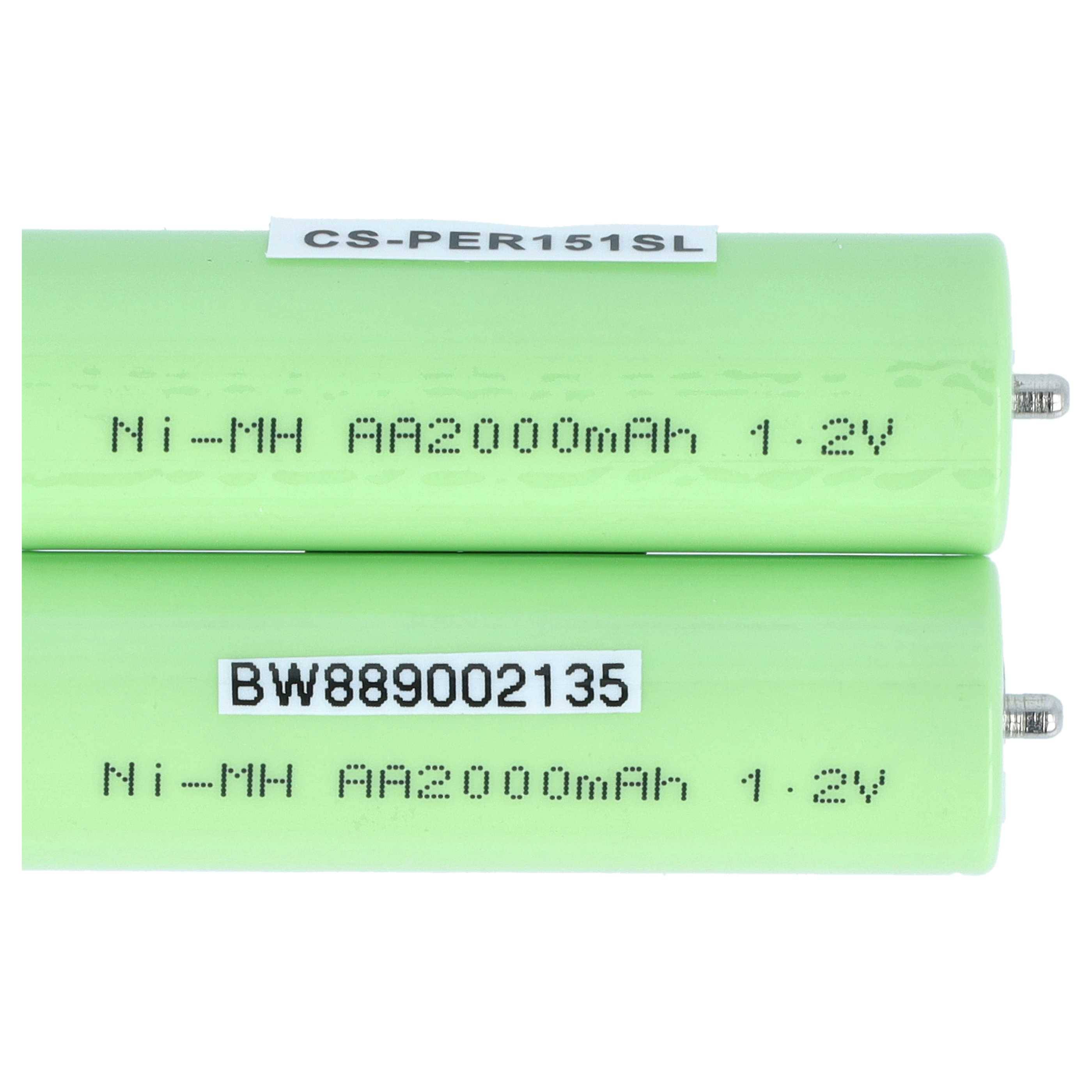 vhbw Akku kompatibel mit Braun SmartControl3 5796 Rasierer (2000 mAh, 1,2 V, NiMH)-3