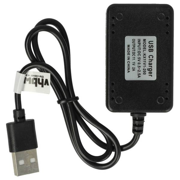 vhbw USB-Ladekabel für RC-Akkus | RC-Modellbau Akkupacks - 55 cm 11,1 V