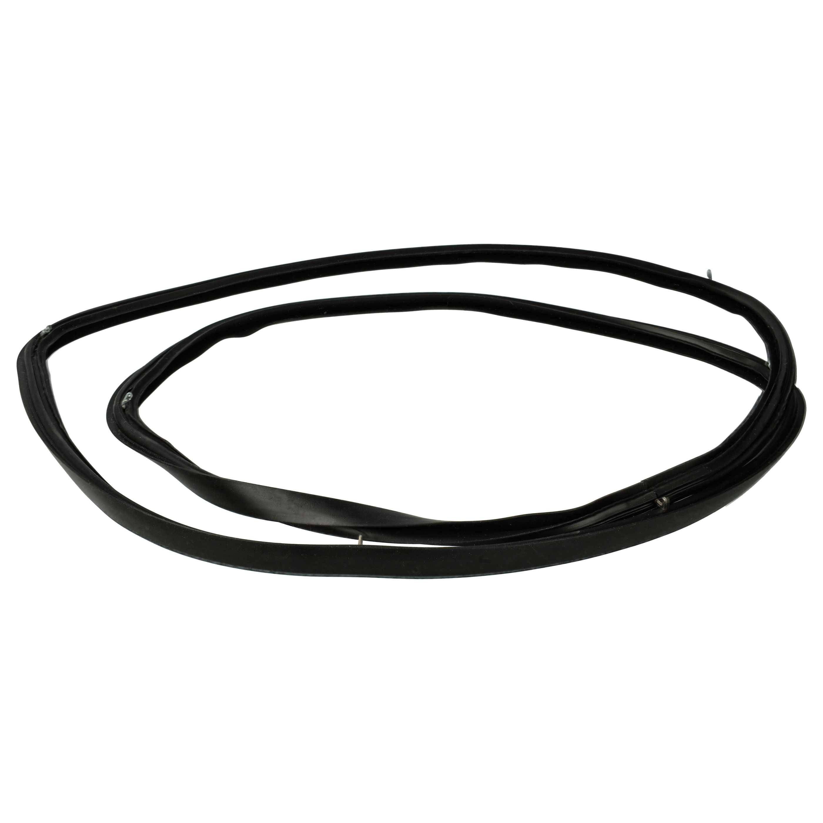 vhbw Türdichtung Ersatz für BSH 095253 | 068501 für - 42x32x1 cm, Mit Winkelhaken Schwarz-2