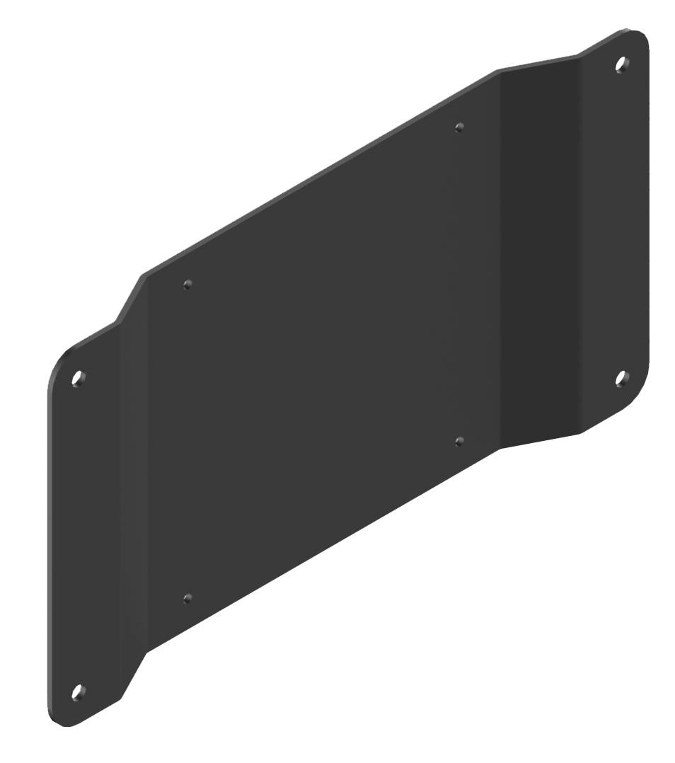 VESA Adapterplatte 200x100, schwarz-0