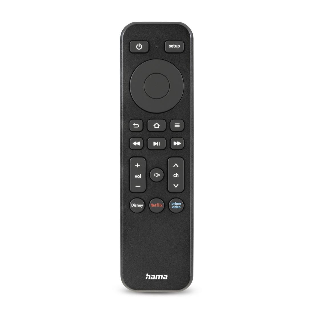 hama 00221050 Fernbedienung, f. TV + Button Netflix, Prime Video, Disney+, programmierbar-0