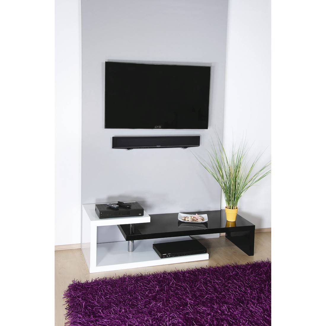 Universal Wandhalterung Soundbar Schwarz-3