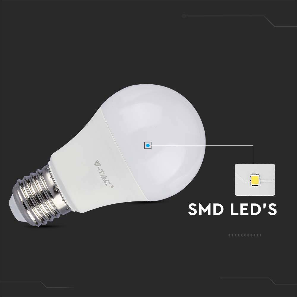 V-TAC 21177 LED EEK F (A - G) E27 Glühlampenform 11 W = 75 W Warmweiß (Ø x H) 60 mm x 110 mm 1 St.-2
