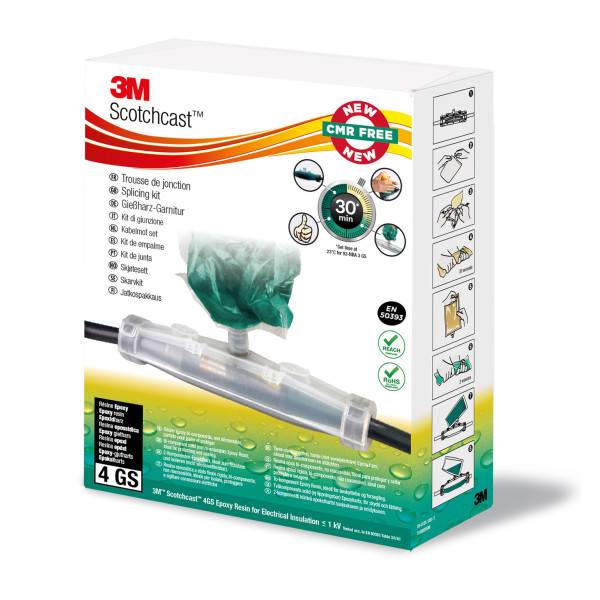 3M 92-NBA7GS Scotchcast Gießharz-Verbindungsgarnitur, 0,6/1kV, 4x 120-240mm²-0