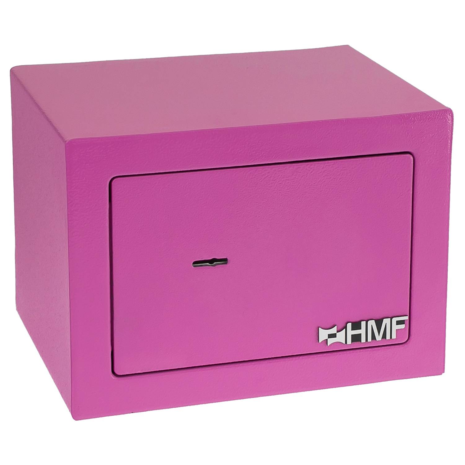 HMF 49216-15 Tresor mit Schlüssel, Möbeltresor klein, 23 x 17 x 17 cm, Pink-1
