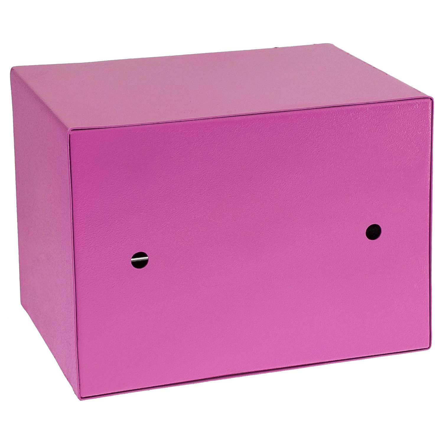 HMF 49216-15 Tresor mit Schlüssel, Möbeltresor klein, 23 x 17 x 17 cm, Pink-3