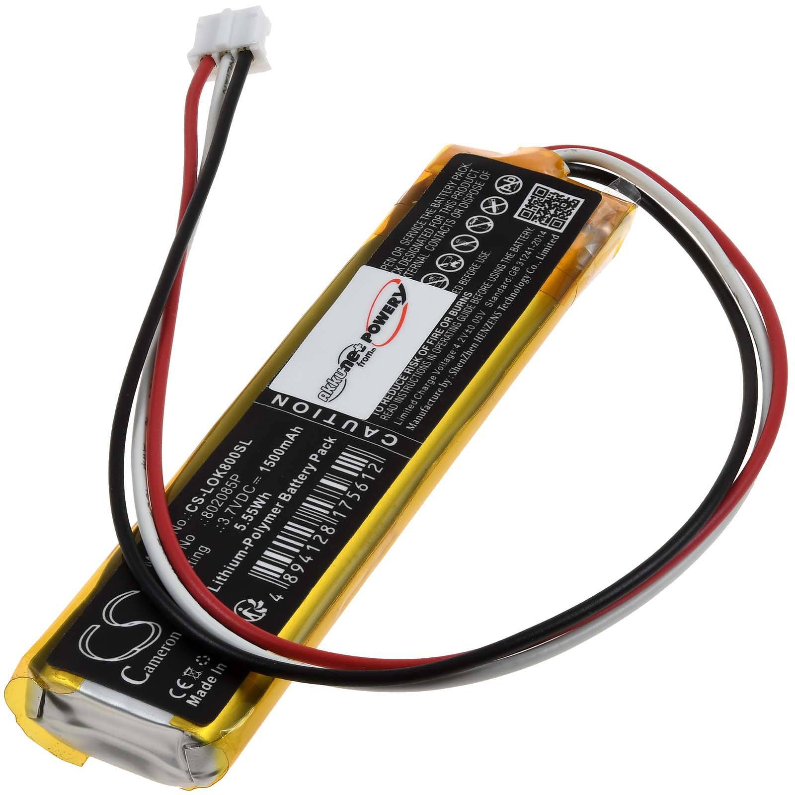 Akku kompatibel mit Logitech Typ 802085P, 3,7V, Li-Polymer-0