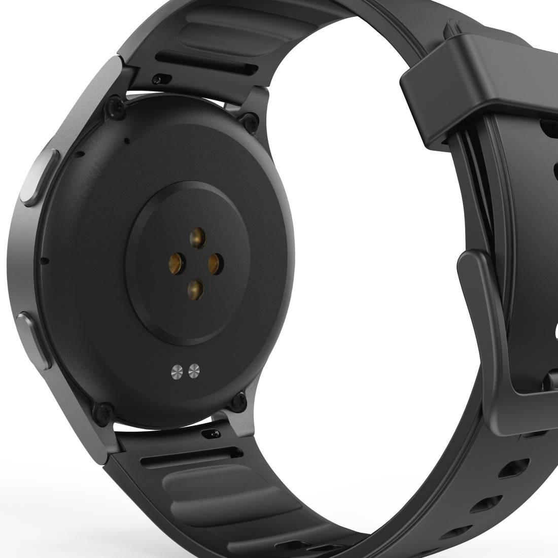 hama 00178611 Smartwatch "8900", GPS, AMOLED 46 mm, Telefonfunktion, Alexa, rund, Schwarz-2