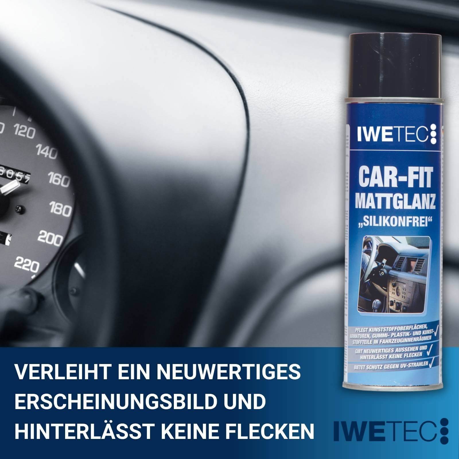 IWETEC Cockpitspray CAR-FIT mattglanz 500ml-2
