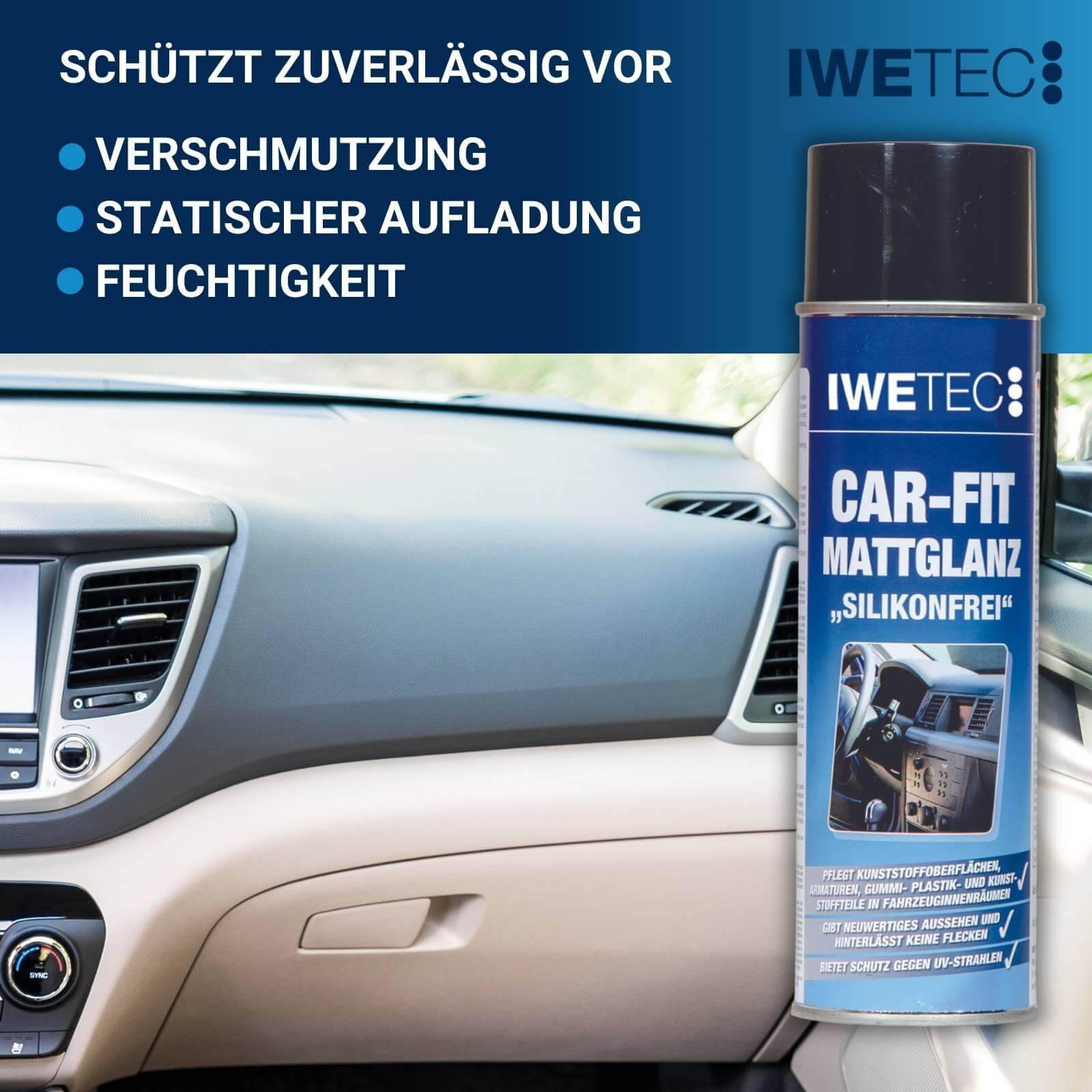 IWETEC Cockpitspray CAR-FIT mattglanz 500ml-3