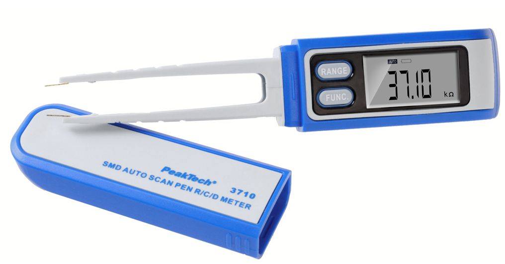 PeakTech P 3710 – SMD- Stiftmessgerät ~ 6.000 Counts ~60MOhm ~ 60mF-0