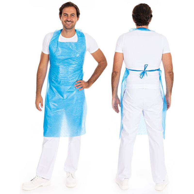 HYGONORM LDPE-Einwegschürze, 20 my, gehämmert, blau-0