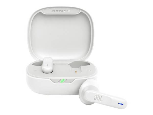 JBL Wave Flex – Kabellose In-Ear Ohrhörer, weiß
