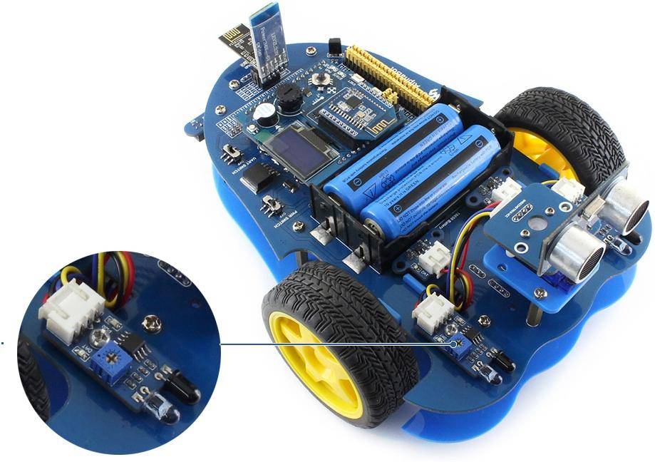 Waveshare Infrarot Näherungssensor LM393, Hindernisvermeidung, Roboterpfadverfolgung, 3.3V~5V-1