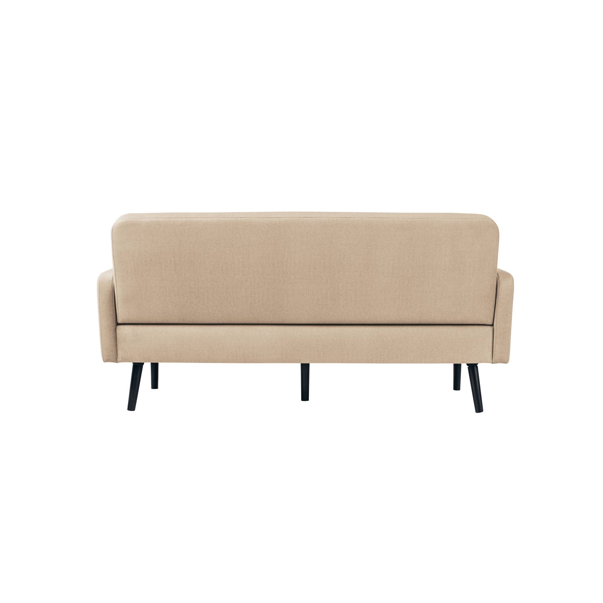 Sofa LISBOA 3Sitzer Stoff sw/el-2