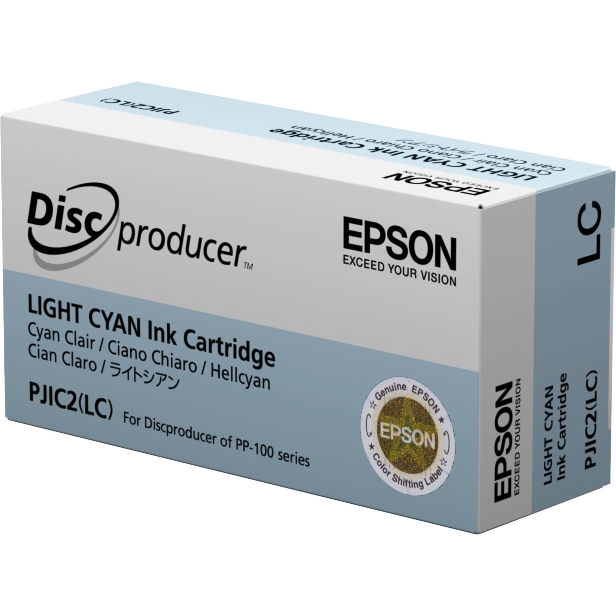 Epson Discproducer Ink Cartridge PJIC7 Light Cyan Tintenpatrone Hell-/PhotoCyan-0