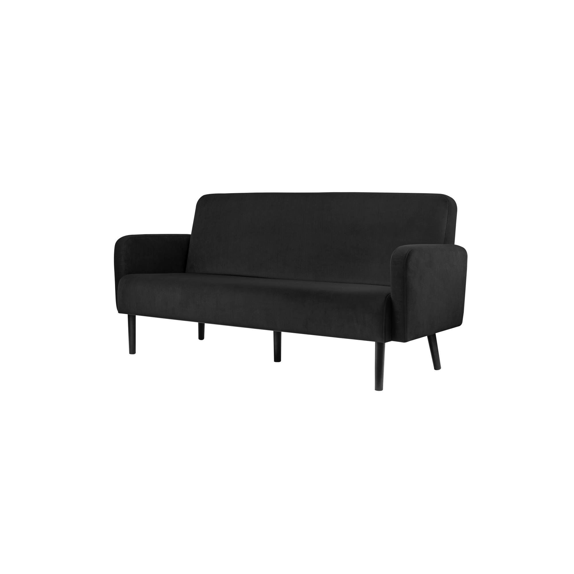 Sofa LISBOA 3Sitzer Samt sw/sw-2