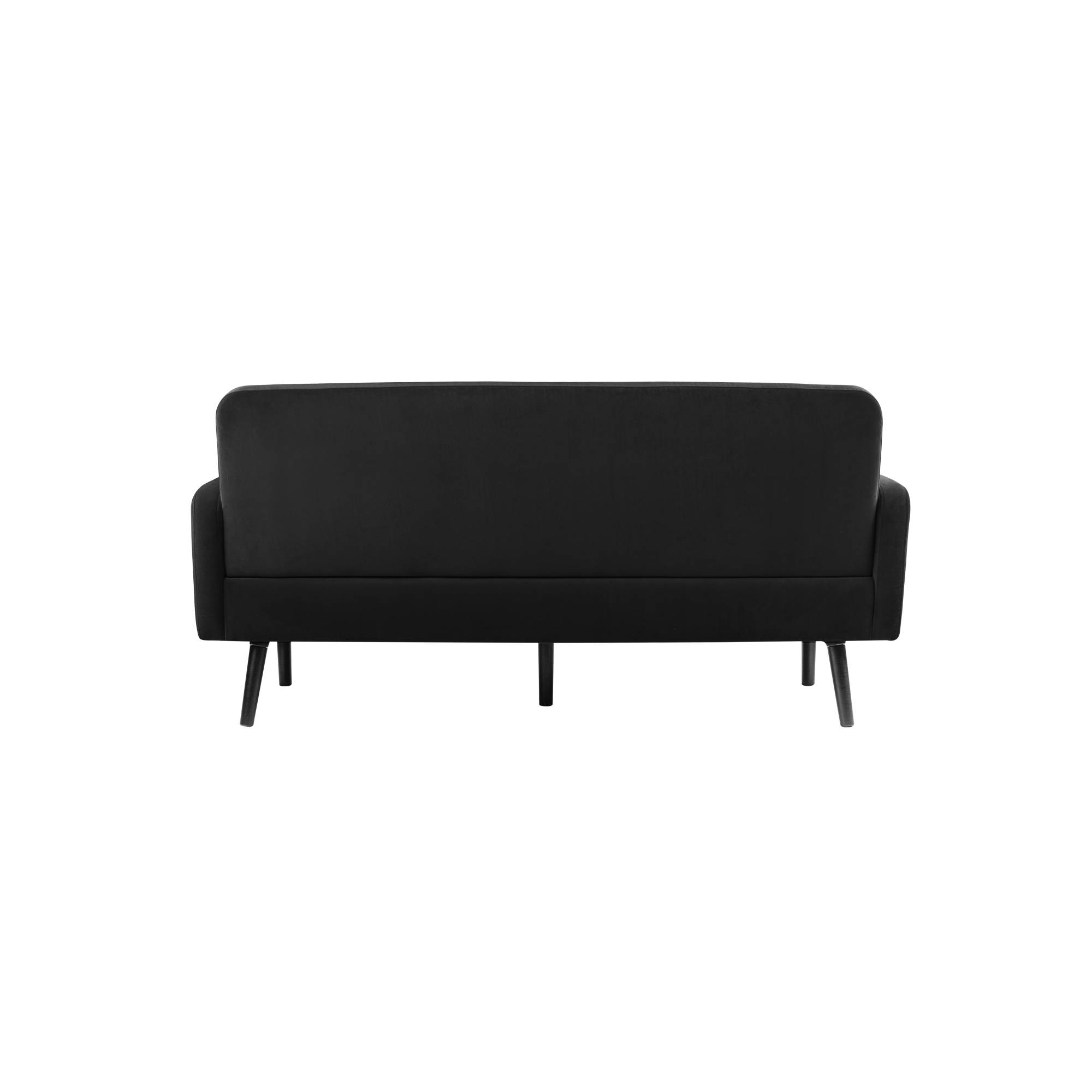 Sofa LISBOA 3Sitzer Samt sw/sw-3