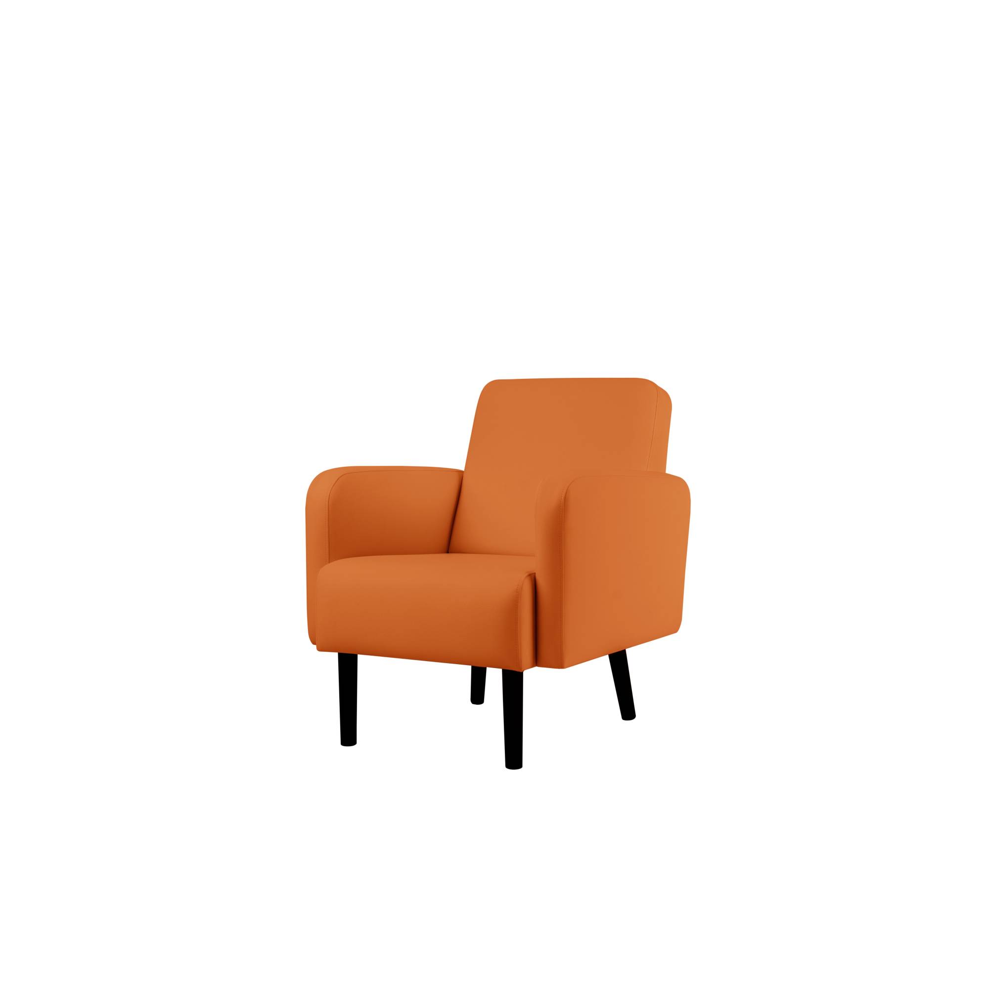 Sessel LISBOA Kunstleder sw/or-0