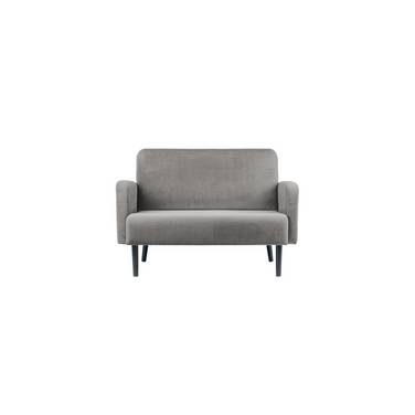 Sofa LISBOA 2Sitzer Samt sw/gr