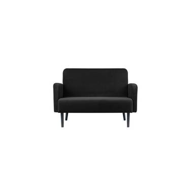 Sofa LISBOA 2Sitzer Samt sw/sw