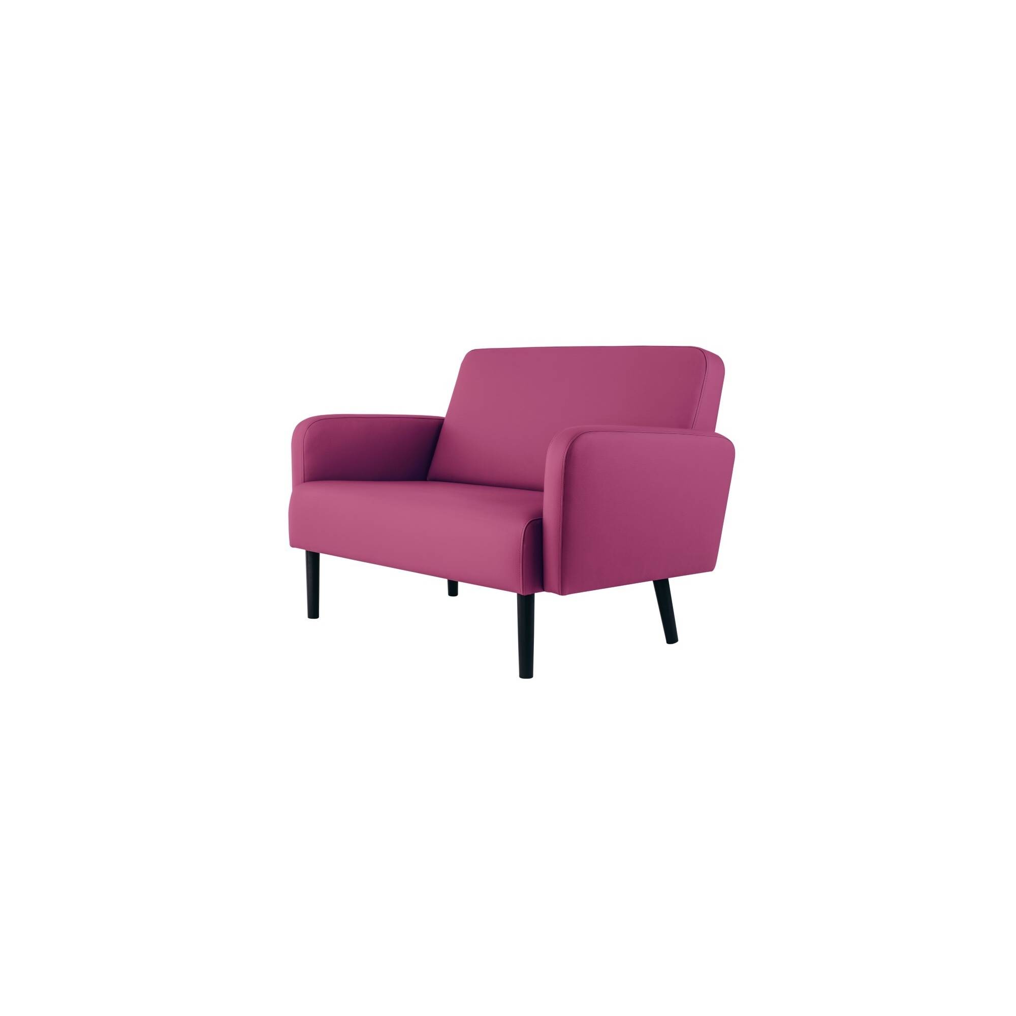Sofa LISBOA 3Sitzer Kunstleder sw/li-2