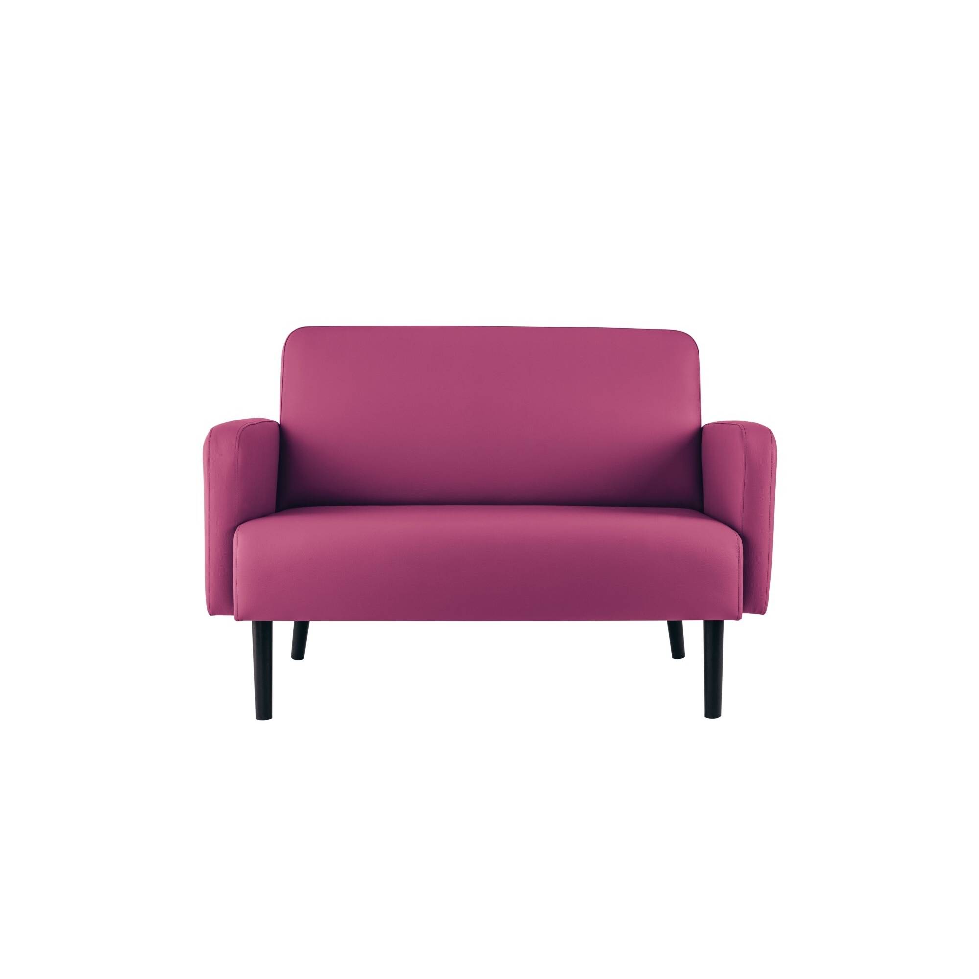 Sofa LISBOA 3Sitzer Kunstleder sw/li-0