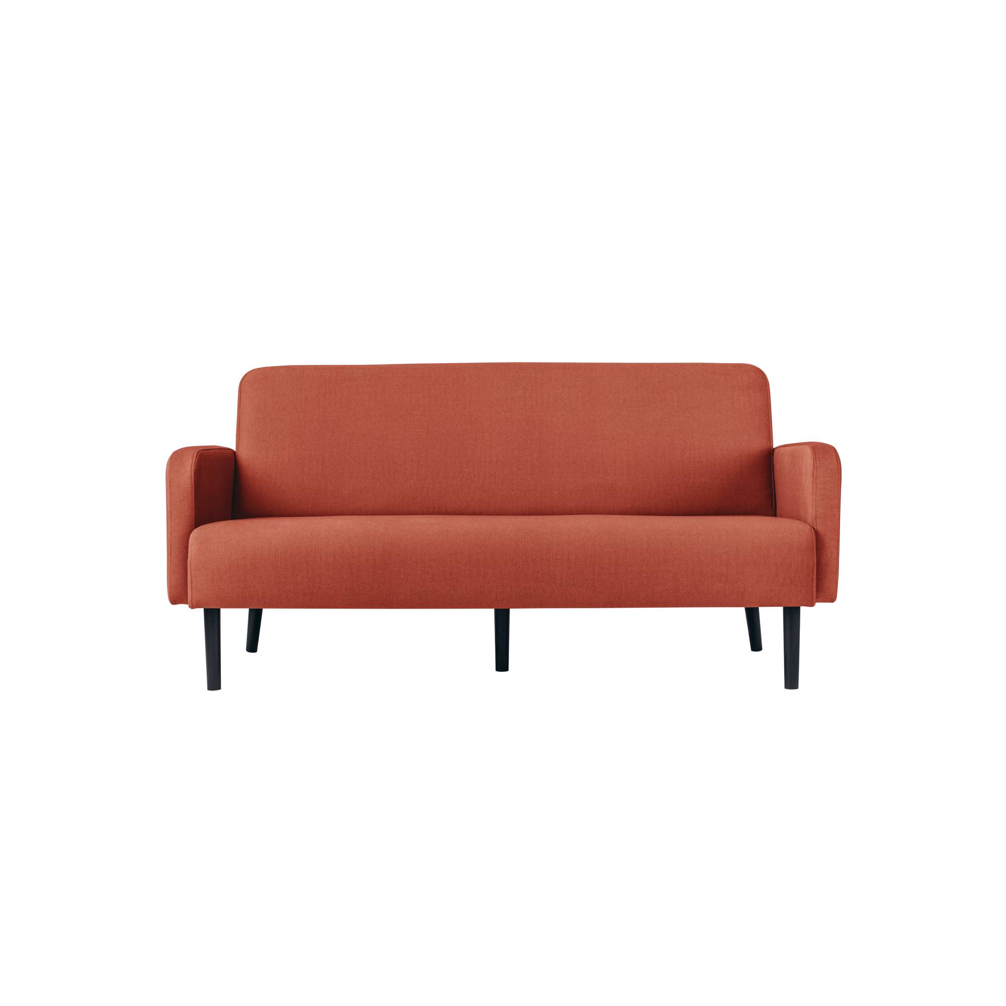Sofa LISBOA 3Sitzer Stoff sw/rs-0