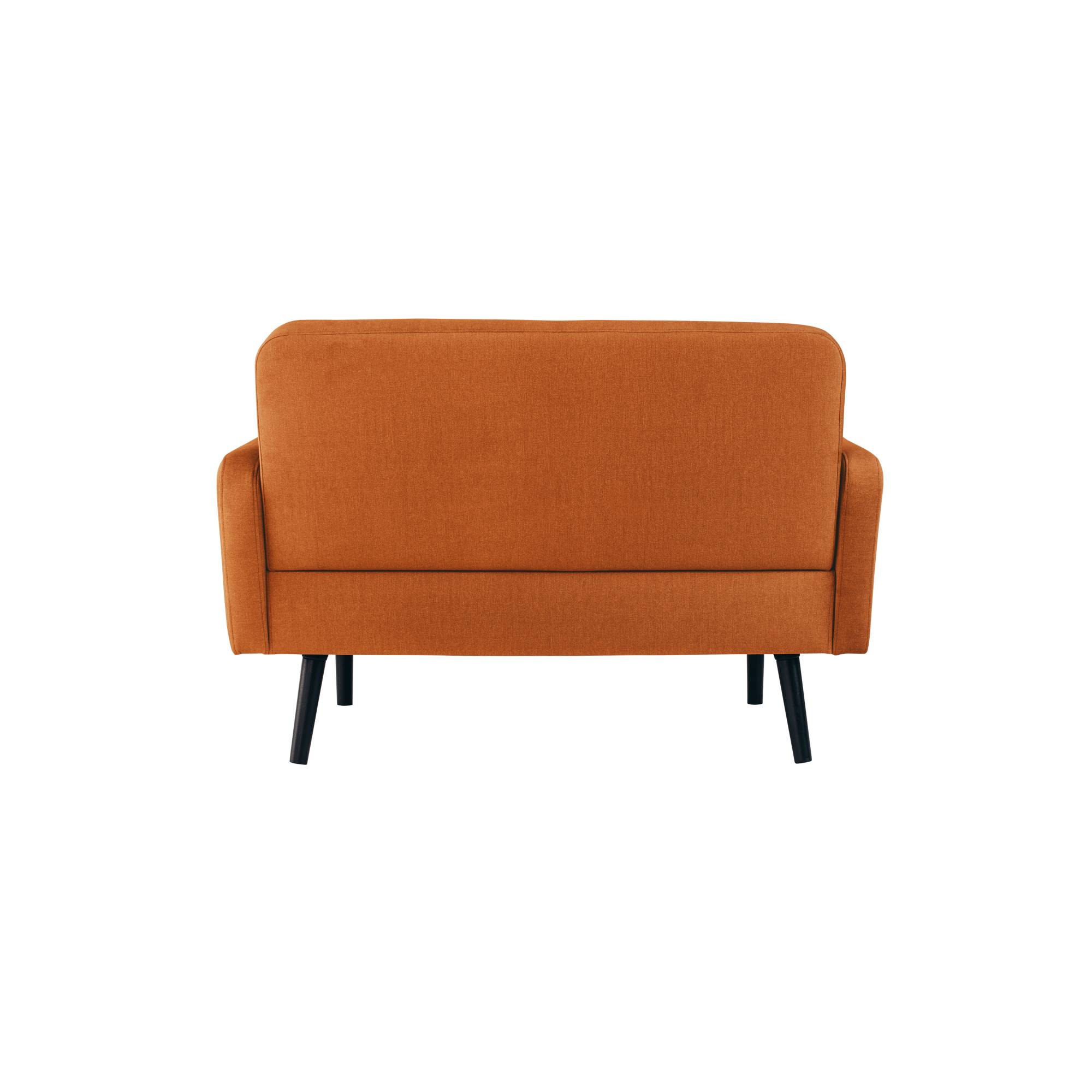 Sofa LISBOA 2Sitzer Stoff sw/br-1