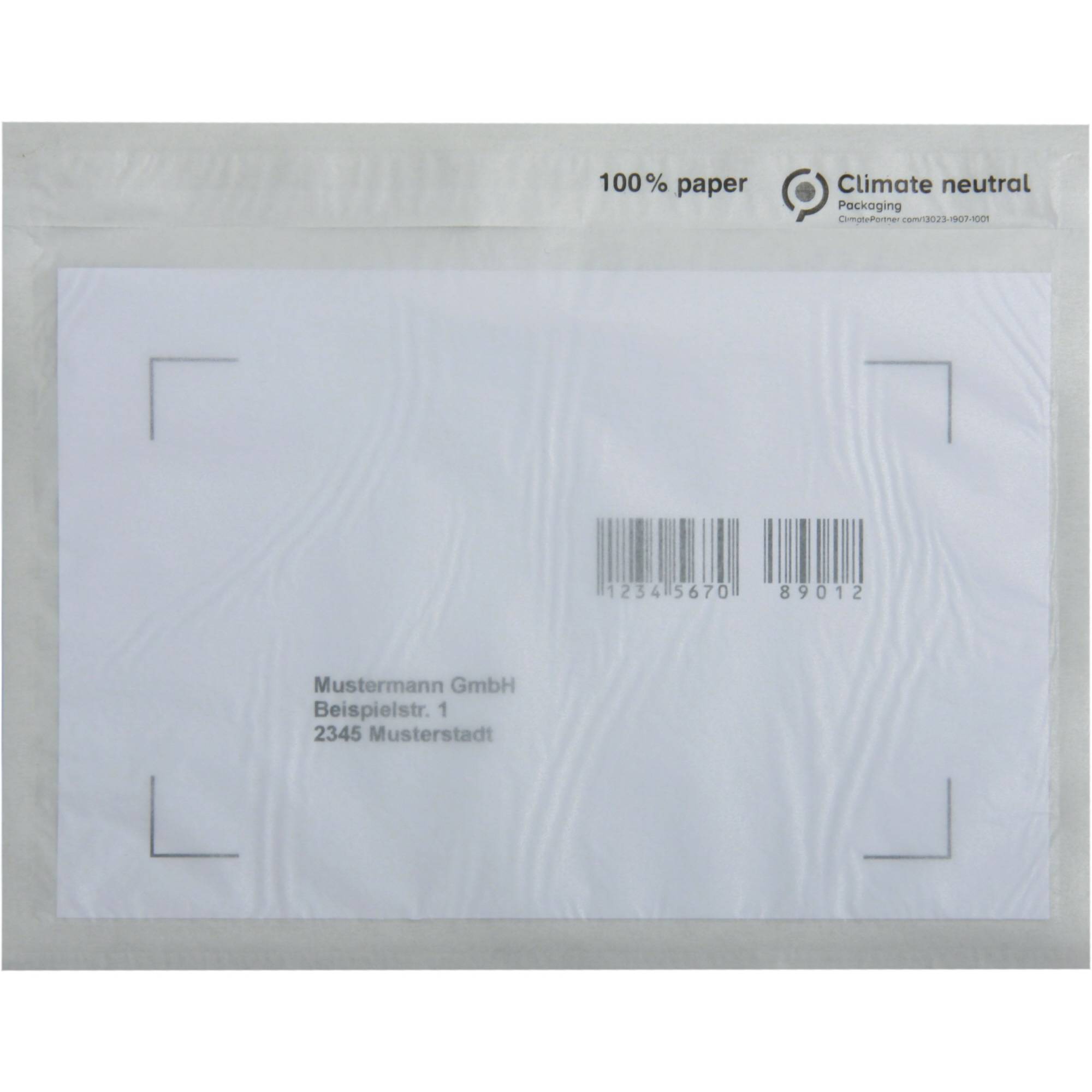 Begleitpapiertasche C6 175x135mm o.Druck 250St-0