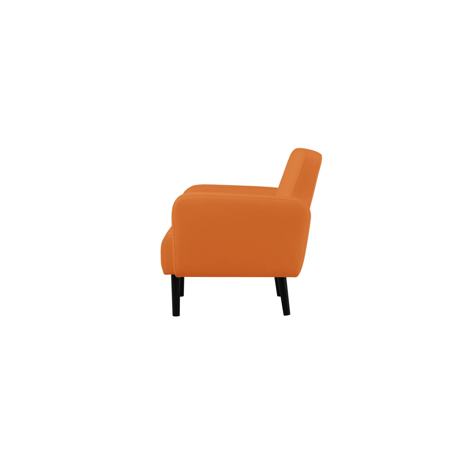 Sessel LISBOA Kunstleder sw/or-2