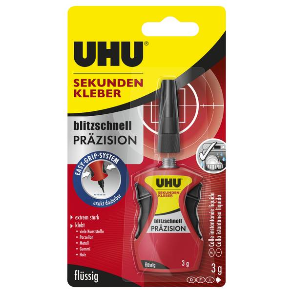 Sekundenkleber blitzschnell PRÄZISION 3g