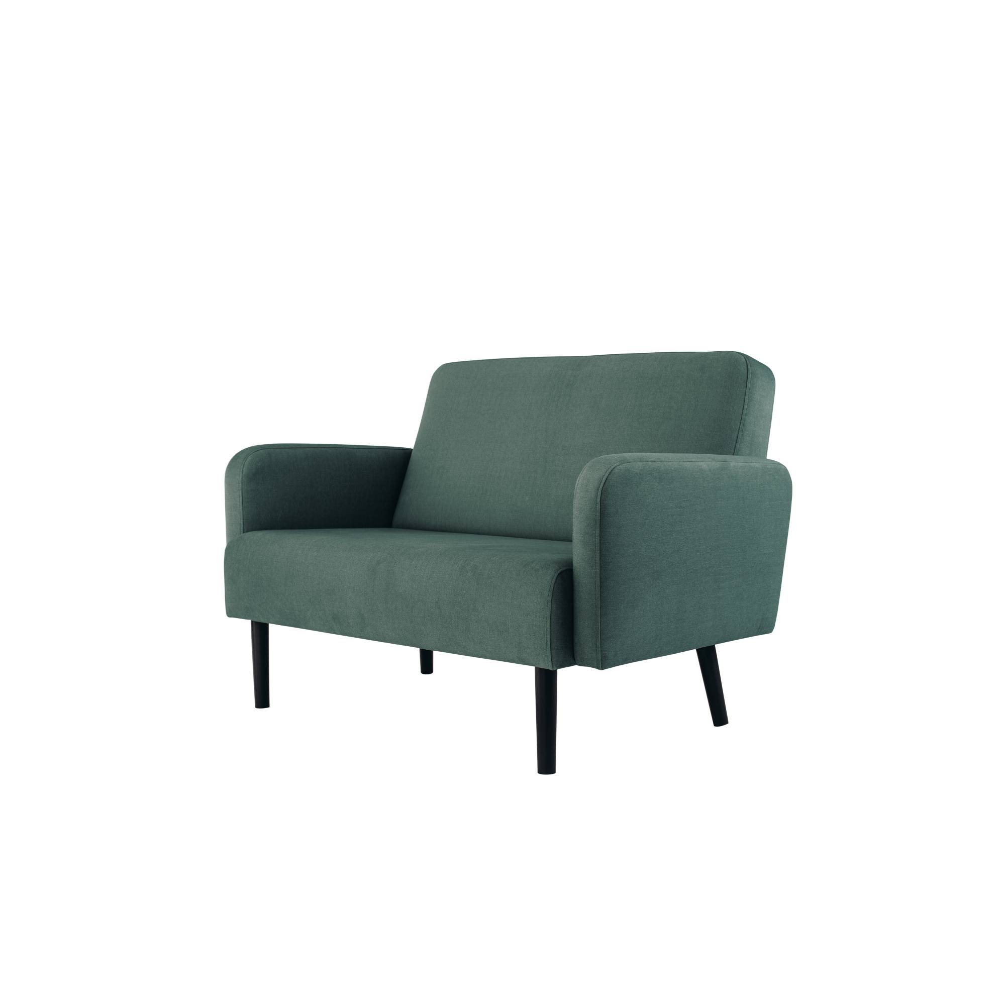 Sofa LISBOA 2Sitzer Stoff sw/gn-1