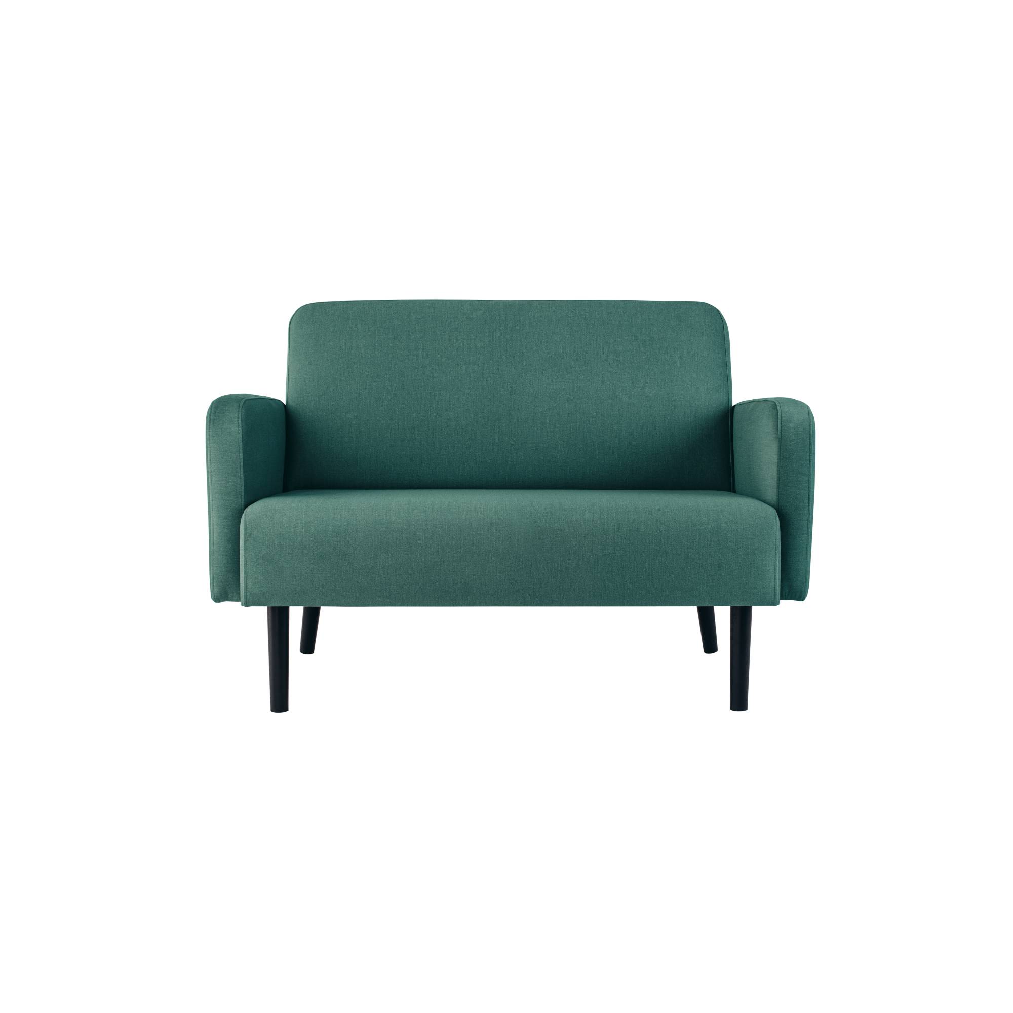 Sofa LISBOA 2Sitzer Stoff sw/gn-0