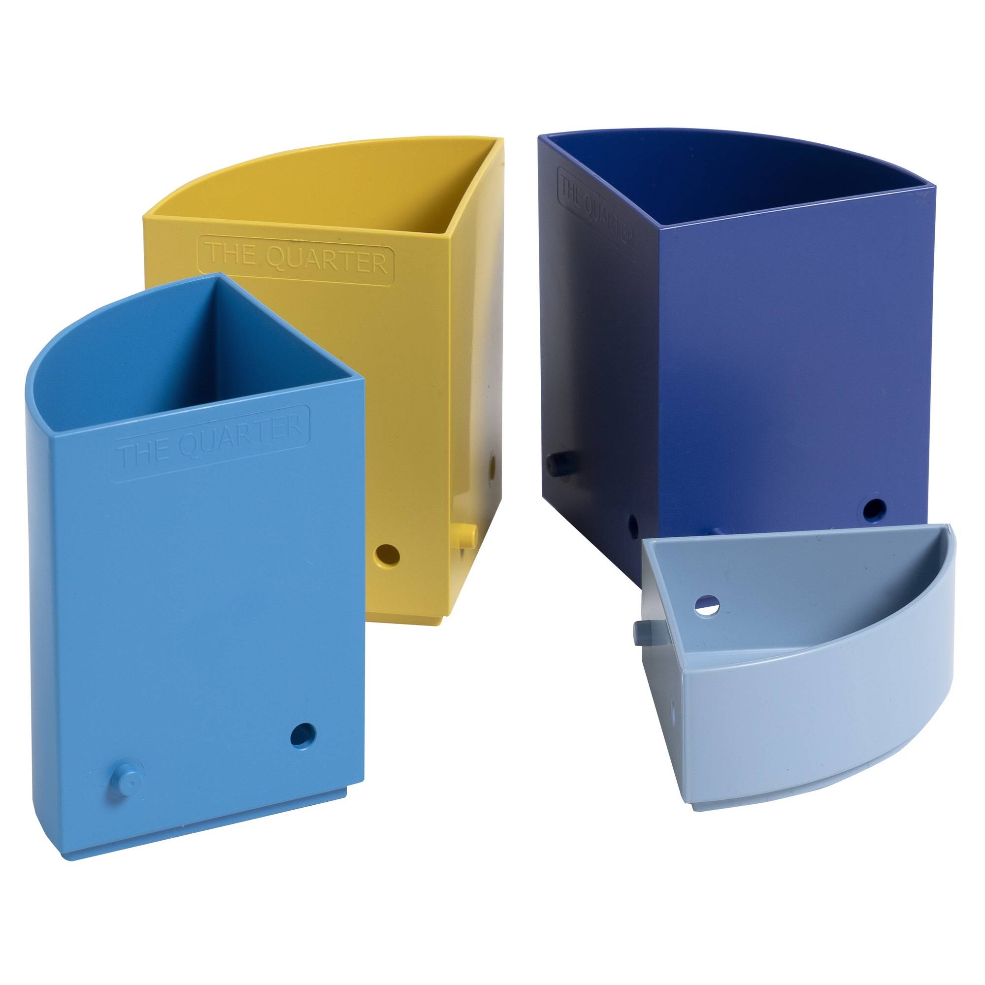 Stifteköcher BeeBlue 4Fächer farbig-3