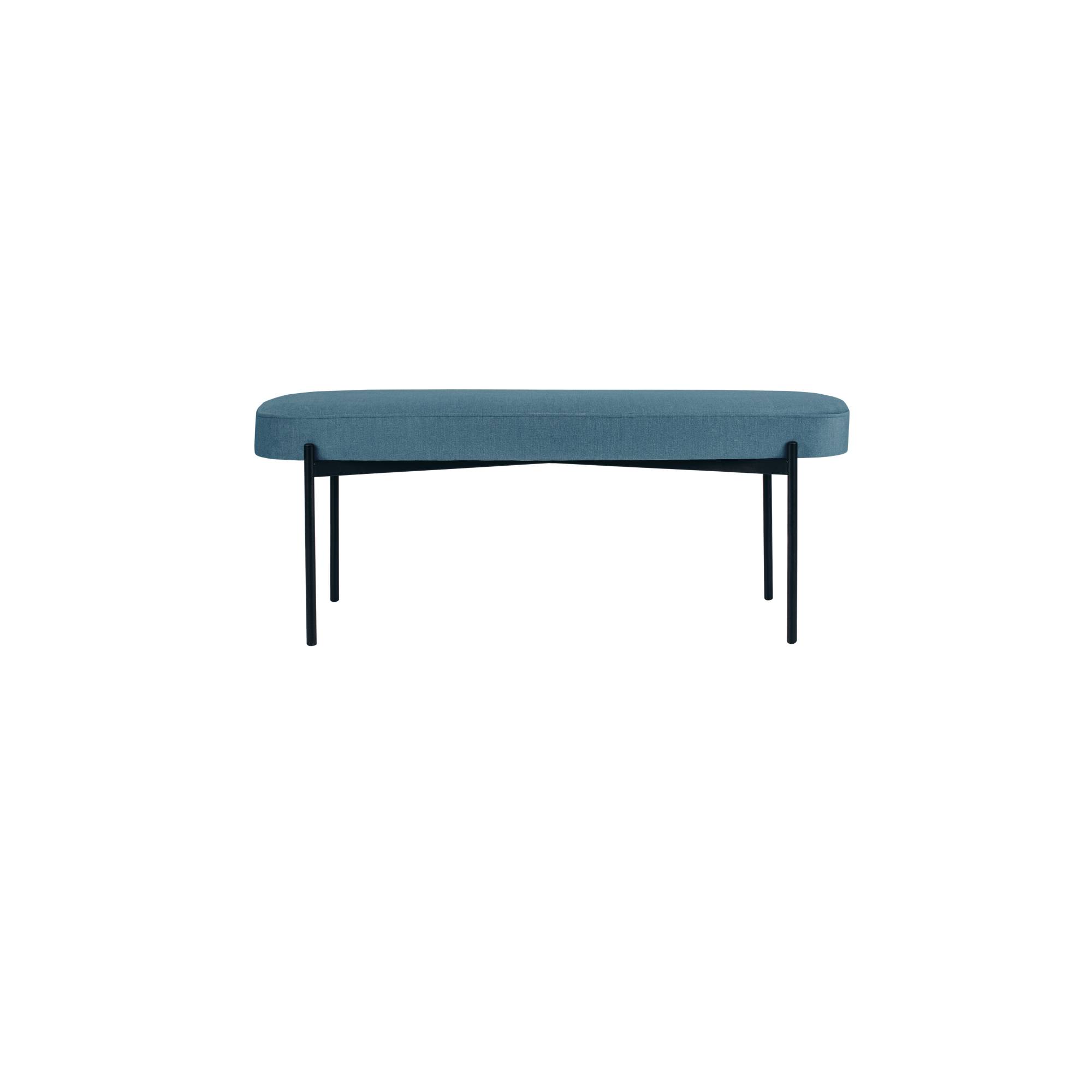 Sitzbank GAIA L Stoff sw/bl-0