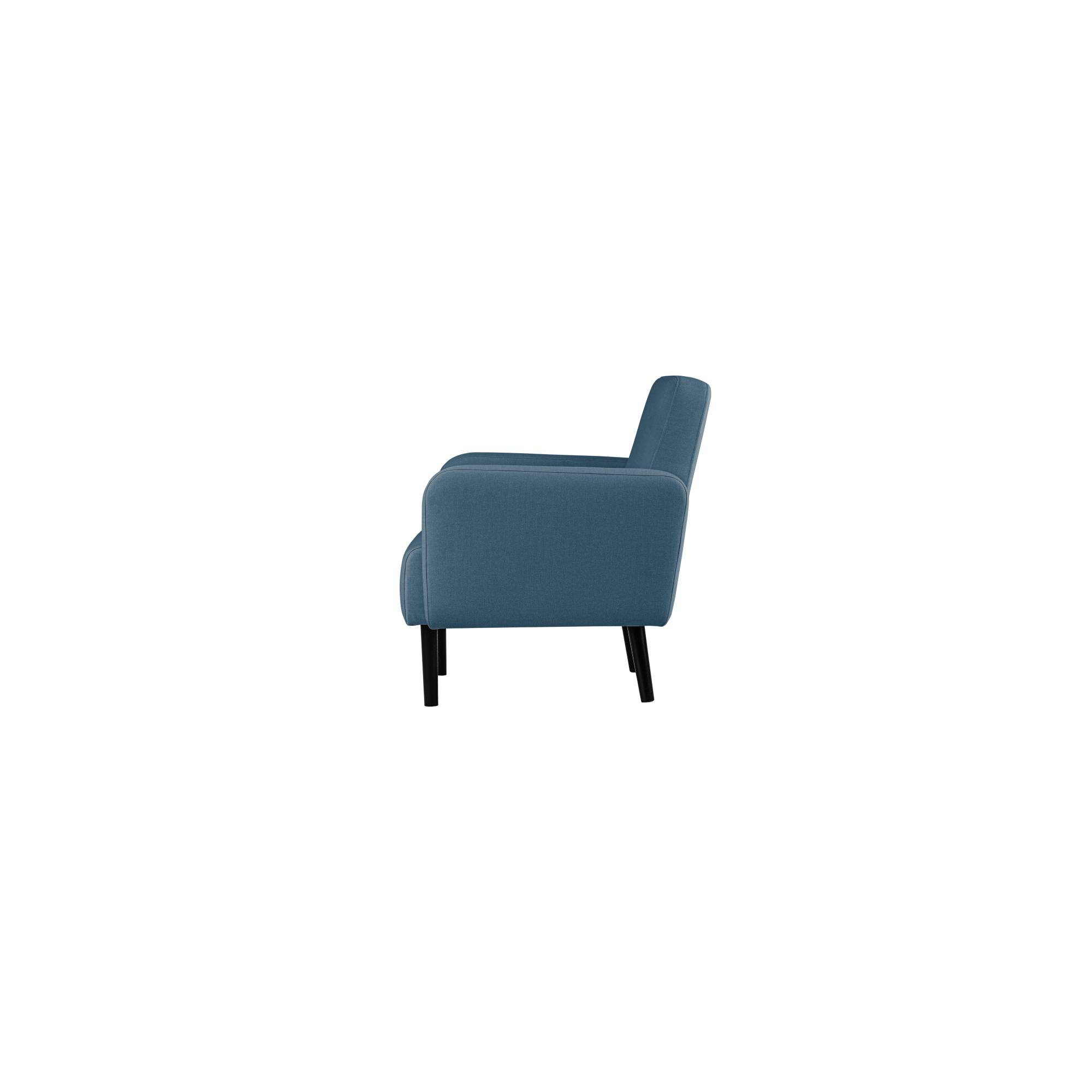 Sofa LISBOA 2Sitzer Stoff sw/bl-3
