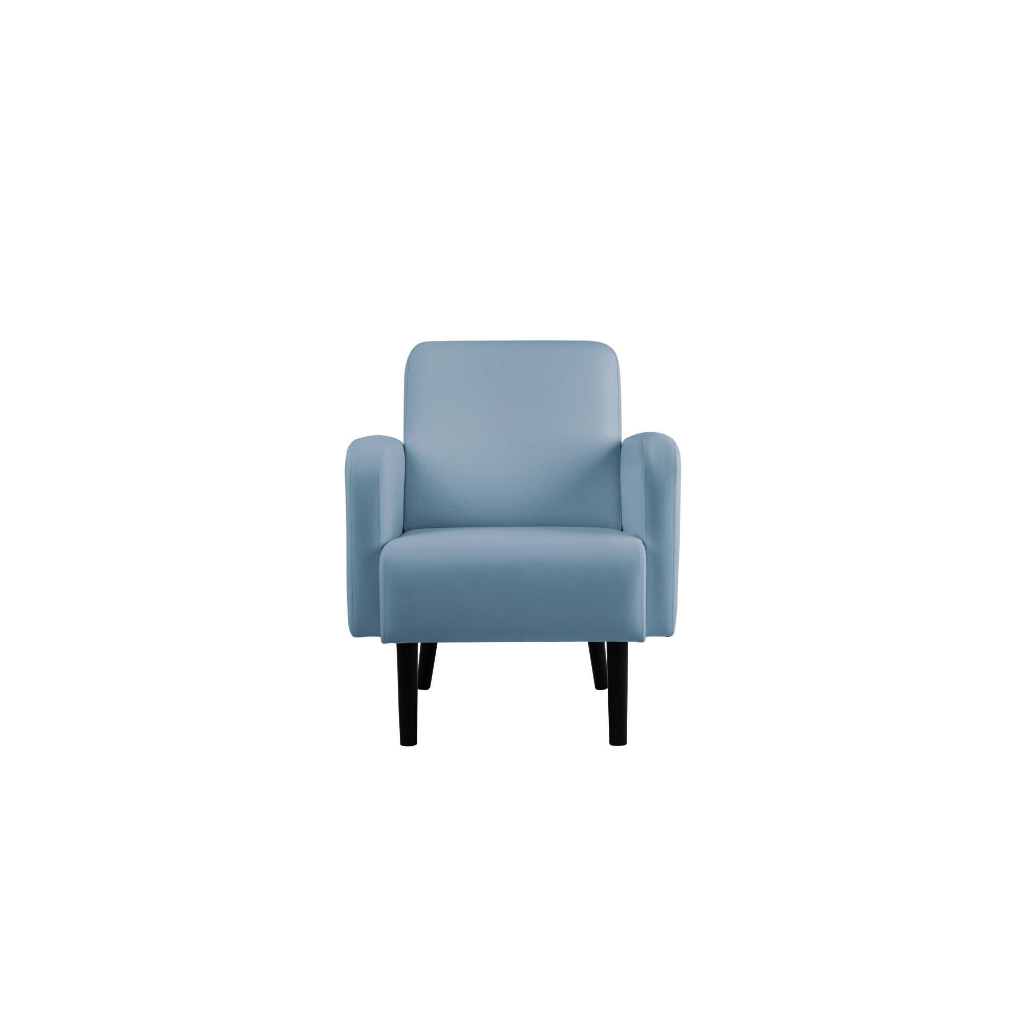 Sessel LISBOA Kunstleder sw/bl-0