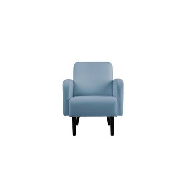 Sessel LISBOA Kunstleder sw/bl