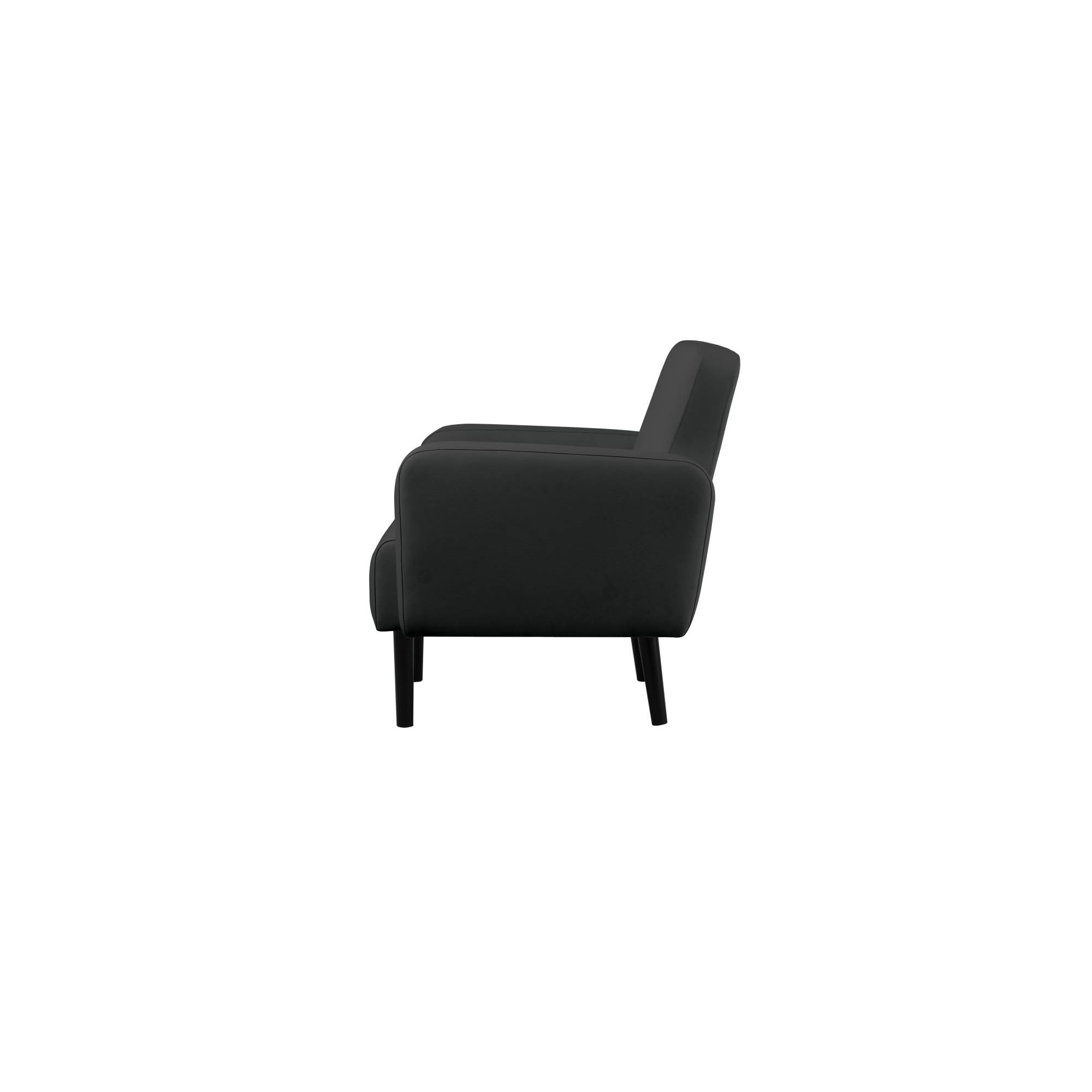 Sessel LISBOA Kunstleder sw/sw-1