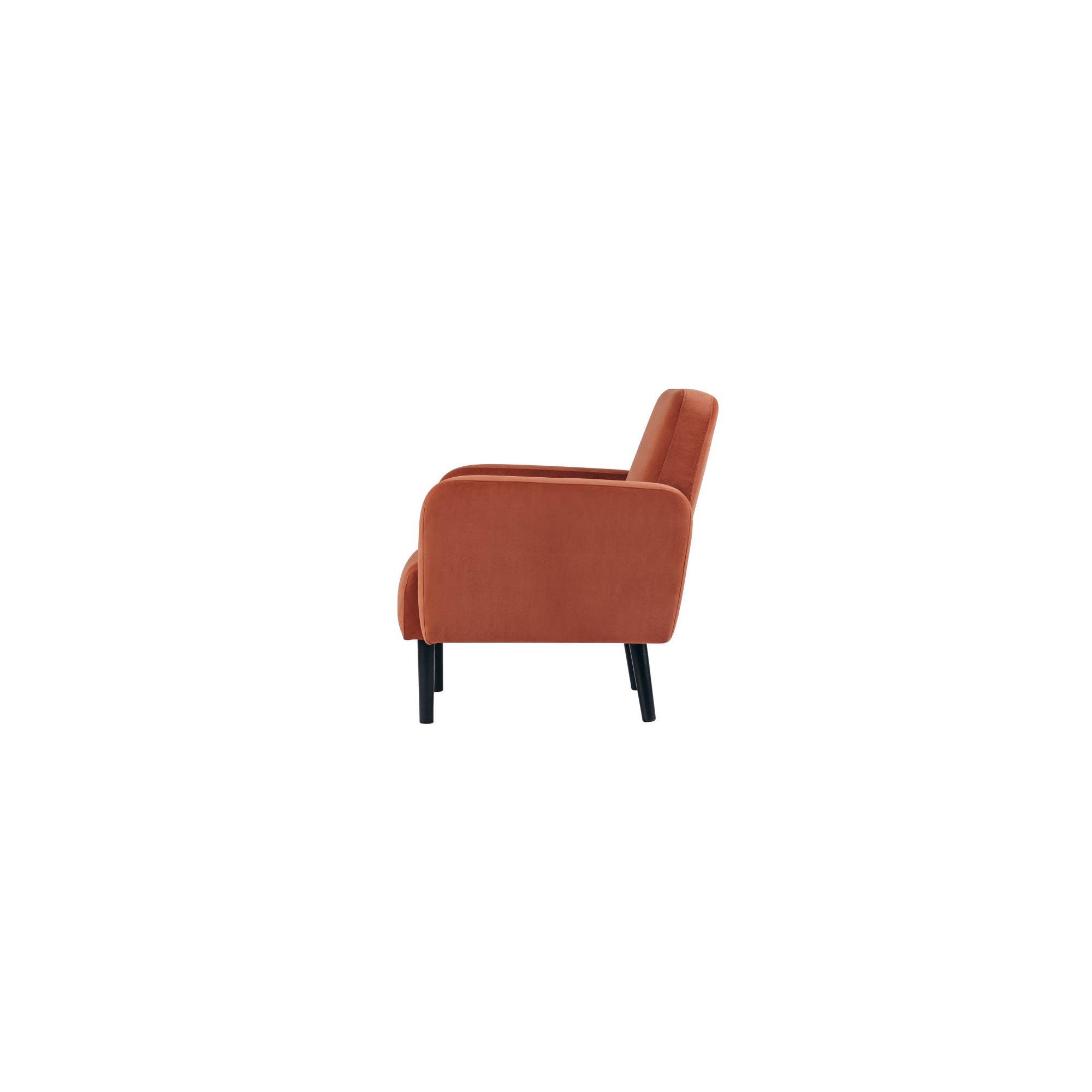 Sessel LISBOA Samt sw/rs-1